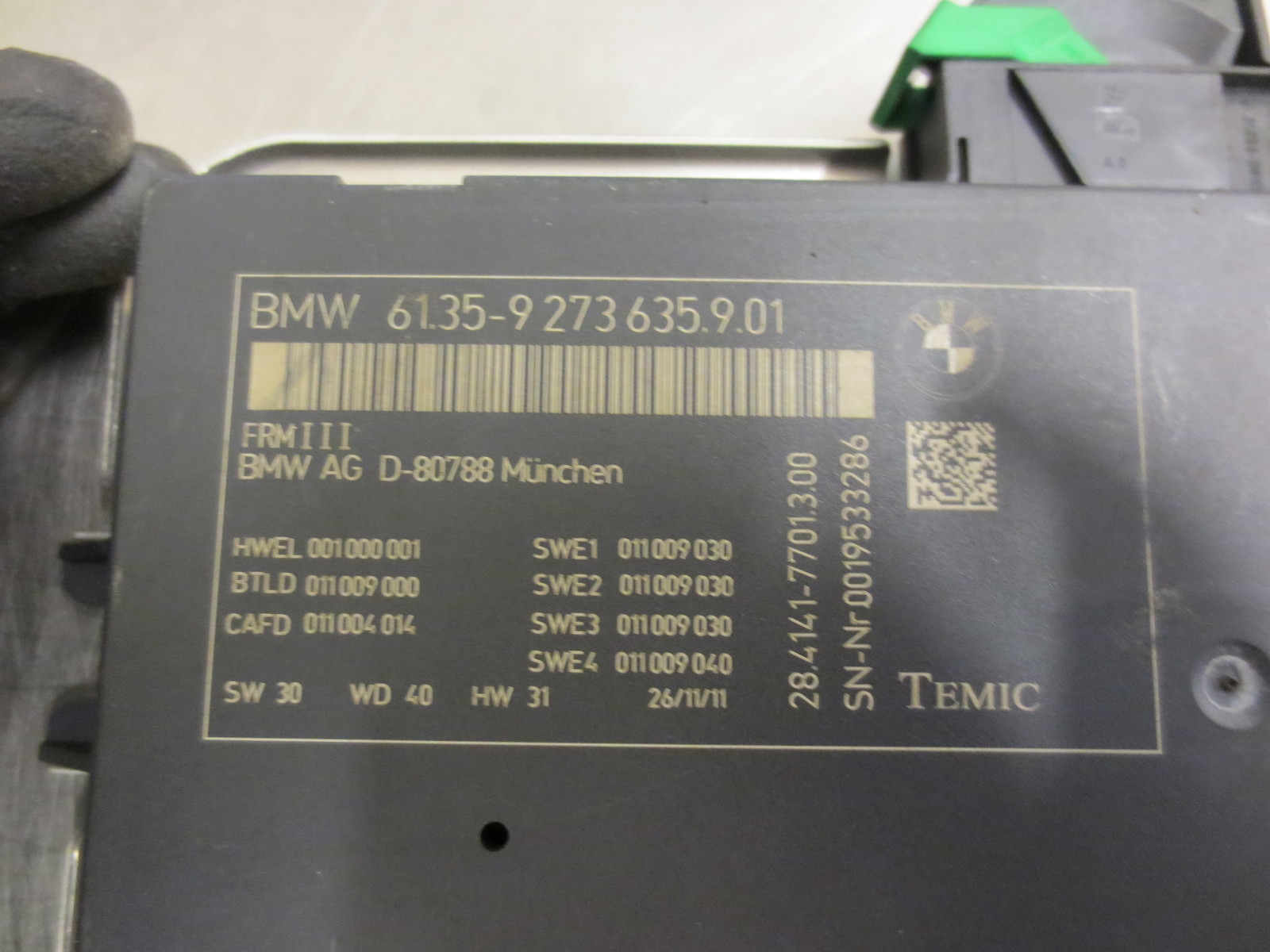 Body Control Module BCM For 11-13 BMW X3 XDRIVE 3.0 9273635 - $83.11