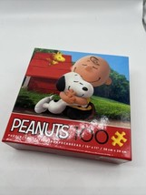 Peanuts 15x11” Best Friends Charlie Brown Snoopy WoodstocK Puzzle 100 pc - £7.78 GBP