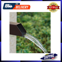 2&quot; Square Water Fountain Spout Scupper 316 Stainle Steel Spillway W/Cons... - $129.71