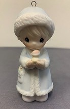 Precious Moments 524174 May Your Christmas Be Merry Enesco Special Ornament 1991 - $8.86