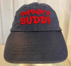 Kinder Caps Daddy&#39;s Buddy Youth Kids Relaxed Adjustable Blue Hat Cap - £7.90 GBP