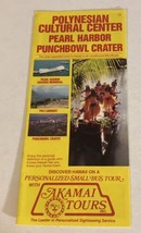 Akamia Tours Vintage Travel Brochure Polynesian Cultural Center Hawaii BR11 - $9.89