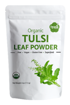 Tulsi Powder, Certified USDA Organic leaf Holy Basil Powder 4,8 &amp;16  oz  - £6.98 GBP+