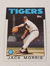 Jack Morris Detroit Tigers 1986 Topps Card #270 - £0.77 GBP