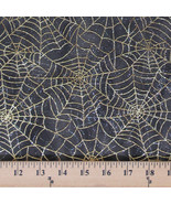 Reversible Gold Silver Metallic Spiderweb Soft Netting by the Yard - D17... - £15.68 GBP