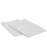 White 1200 PILLOWCASES - 2 Pillow Cases Per Set. King Size Standard Size - $46.28 CAD