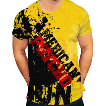 Streetwear American Psycho yellow grunge Weakpunk full print 3D t shirt  - £20.03 GBP