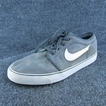 Nike  Men Sneaker Shoes Gray Fabric Lace Up Size 11 Medium - £19.46 GBP