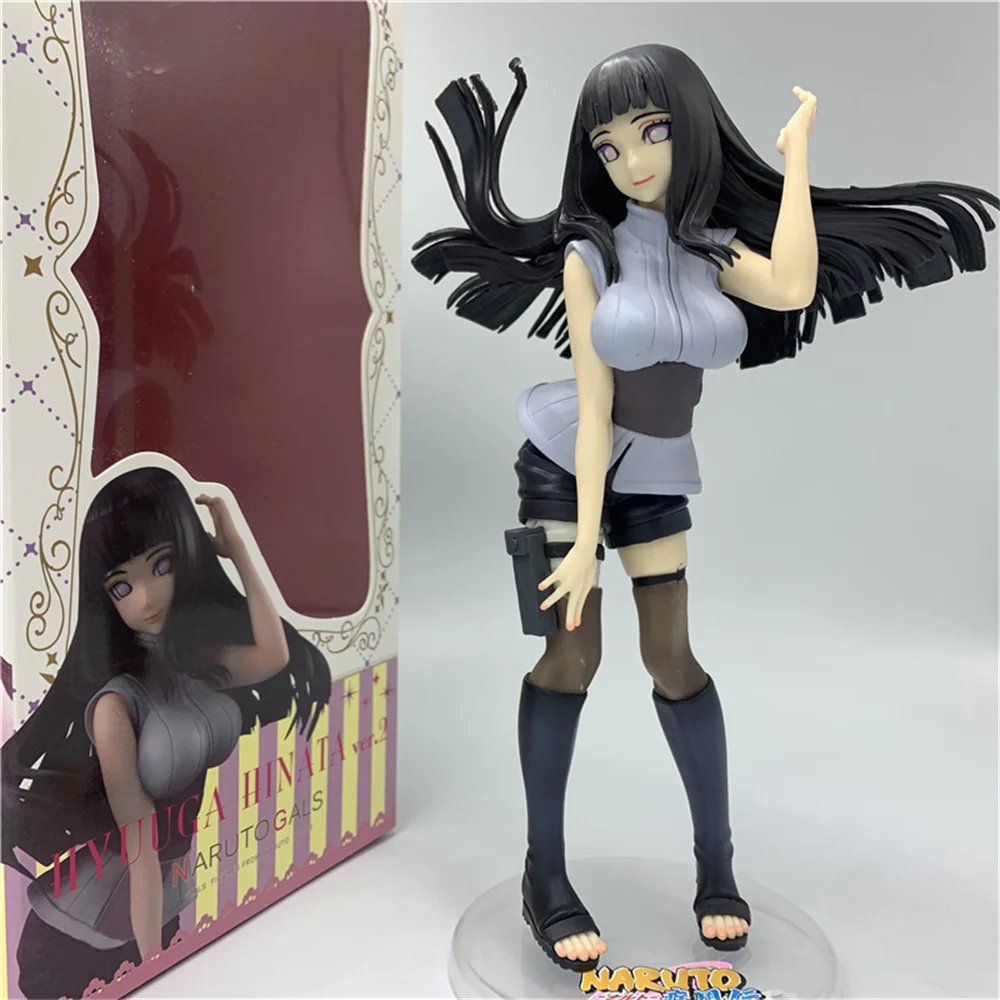 Anime Naruto Hyuuga Hinata Figure Hot Girl Sexy Action Figures Kids Toys Kawaii - £16.01 GBP+