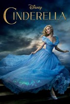 2015 Disney Cinderella Movie Poster 11X17 Lily James Cate Blanchett  - £9.76 GBP