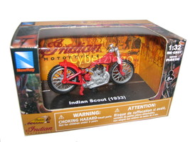 1933 1/32 Scale Indian Scout Motorcycle Model NewRay - £12.01 GBP