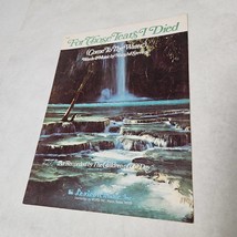 For Those Tears I Died (Come to the Water) by Marsha Stevens 1969 Sheet Music - £4.70 GBP