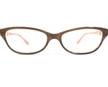 Oliver Peoples Devereaux OTPI Brille Rahmen Brown Pink Cat Eye 50-16-135 - $92.86