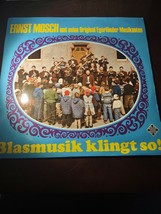 Ernst Mosch Und Seine Original Egerlander Musikanten Blasmusik Klingt So! - $285.88