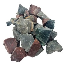 Stone tumbling Rock 1kg Red Spot Bloodstone Rough Rock - £19.09 GBP