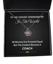 Coach Goddaughter Necklace Gifts - Crown Pendant Jewelry Present From  - £39.19 GBP