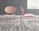 Pink Modway Palette Modern Molded Plastic Accent Dining Chair, Set Of 2, - £142.55 GBP