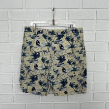 CHAPS Shorts All Over Print Marlins Boats Palm Trees Yellow Mens 36 Hawa... - £21.86 GBP