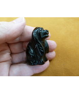 Y-DOG-CS-558 Black Onyx COCKER SPANIEL dog gemstone gem carving show dog... - £11.16 GBP