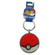 2016 Pokemon Poke Ball Metal Key Chain Ring - £5.51 GBP