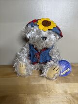 Vintage Brass Button Bears BLOSSOM BEAR Plush Stuffed Animal Toy w/ Tags... - $10.00