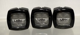 NYX Single  Eyeshadow Hypo Allergenic Snow Candy Full Size 3 pcs NEW ES140A - $348.16 MXN