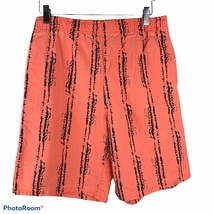 Vtg Y2K 90s Size S Shorts Street Closed Neon Black Pull On Cotton Casual... - £13.71 GBP