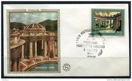Italy 1975 First  Day Special Cancel Cover Colorano \Silk\ Cachet  Touriam Monte - £2.38 GBP