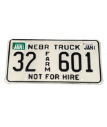 1999 1998 NEBRASKA Not for Hire Farm Truck License Plate 32 601 - €15,26 EUR