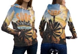 Santa Monica Beach  3D Print Hoodie Sweatshirt For Women - £39.46 GBP