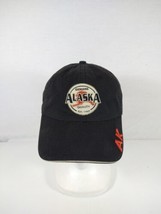 Alaska Hat Adult Adjustable Strapback Black Embroidered Baseball Cap EST... - £7.34 GBP