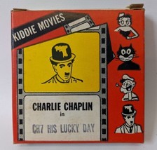 Vintage Atlas Films Kiddie Movies Charlie Chaplin (CH7) His Lucky Day 8mm Film - £7.90 GBP