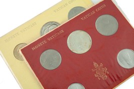 1965 &amp; 1970 Vatican City Coin Series 1-500 Lire Monete Vaticane - $67.57