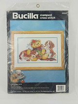 Bucilla Stamped Cross Stitch Kit Unbearably Cute NEW 40930 - $19.99
