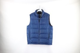 Vintage Eddie Bauer Mens Medium Distressed Down Insulated Puffer Vest Jacket - £30.89 GBP