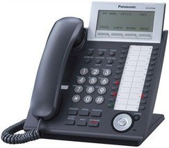 Panasonic KX-DT346-B 24-Button 6-Line Backlit LCD Display Digital Telephone, Bla - £114.22 GBP