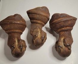 VTG Cast Iron Claw Feet Lot of 3 - £63.00 GBP