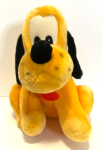 Vintage Pluto Sitting 10&quot; Walt Disney Parks Walt Disneyland Plush Stuffe... - $9.27