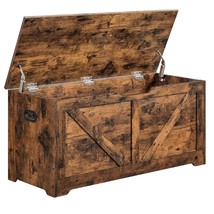 Storage Chest, Storage Trunk With 2 Safety Hinges, Storage Bench, Shoe Bench, Ba - £161.16 GBP