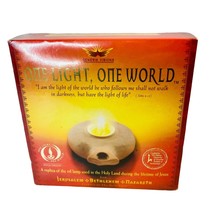 One Light One World Official Ceremony Holy Land Replica Oil Lamp Genesis Visions - £11.26 GBP