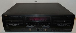 JVC TD-W354 Dual Deck Cassette Tape Player/Recorder Dubbing Dolby (Black) - $96.55