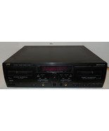 JVC TD-W354 Dual Deck Cassette Tape Player/Recorder Dubbing Dolby (Black) - £75.61 GBP
