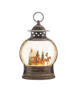 LED Snow Globe with Santa&#39;s Sleigh 11.5&quot;H - $114.36 CAD