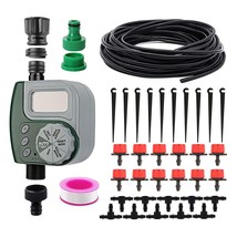 VAlinks Automatic Drip Irrigation System with Watering Timer, Sprinkler Timer - £31.45 GBP