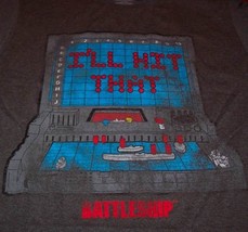 Vintage Style Battleship Board Game &quot;I&#39;ll Hit That&quot; T-Shirt Small New W/ Tag - £14.87 GBP