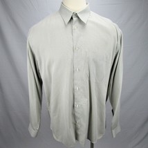 Pronto Uomo Made in Italy Button Up Dress Shirt Mens 2XL Casual Long Sleeve Top - £15.76 GBP