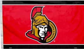 Ottawa Senators Star and Stripes Flag 3X5Ft Polyester Digital Print Bann... - $20.00