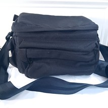 Vintage REI Camera Bag Carry camcorder black Case Shoulder Strap Pockets... - $28.00