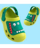 Children Territory kids slipper Dinosaur rubber water shoes sandals size 2 - $470.71 MXN