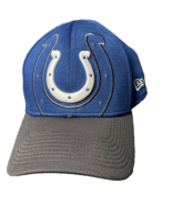 Indianapolis Colts Hat New Era Med/Large 39 Thirty Football NFL Grey Blue - £6.14 GBP